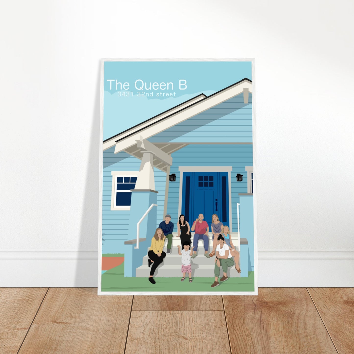 The Queen B - Close up - V2- / day - Customized Poster (Framed)