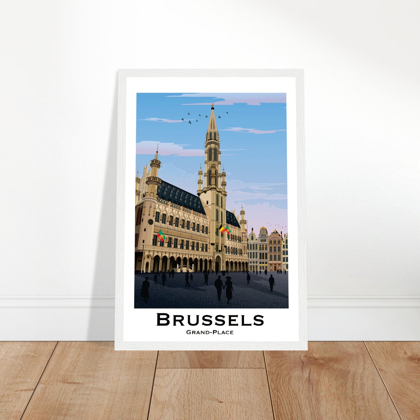 Brussels, Belgium - Grand Place City Poster