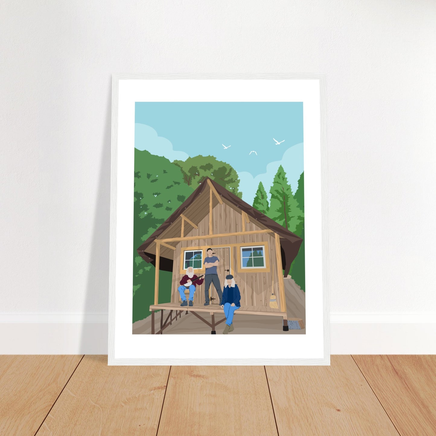 Stein's Cabin Daylight Customized Poster (Framed)