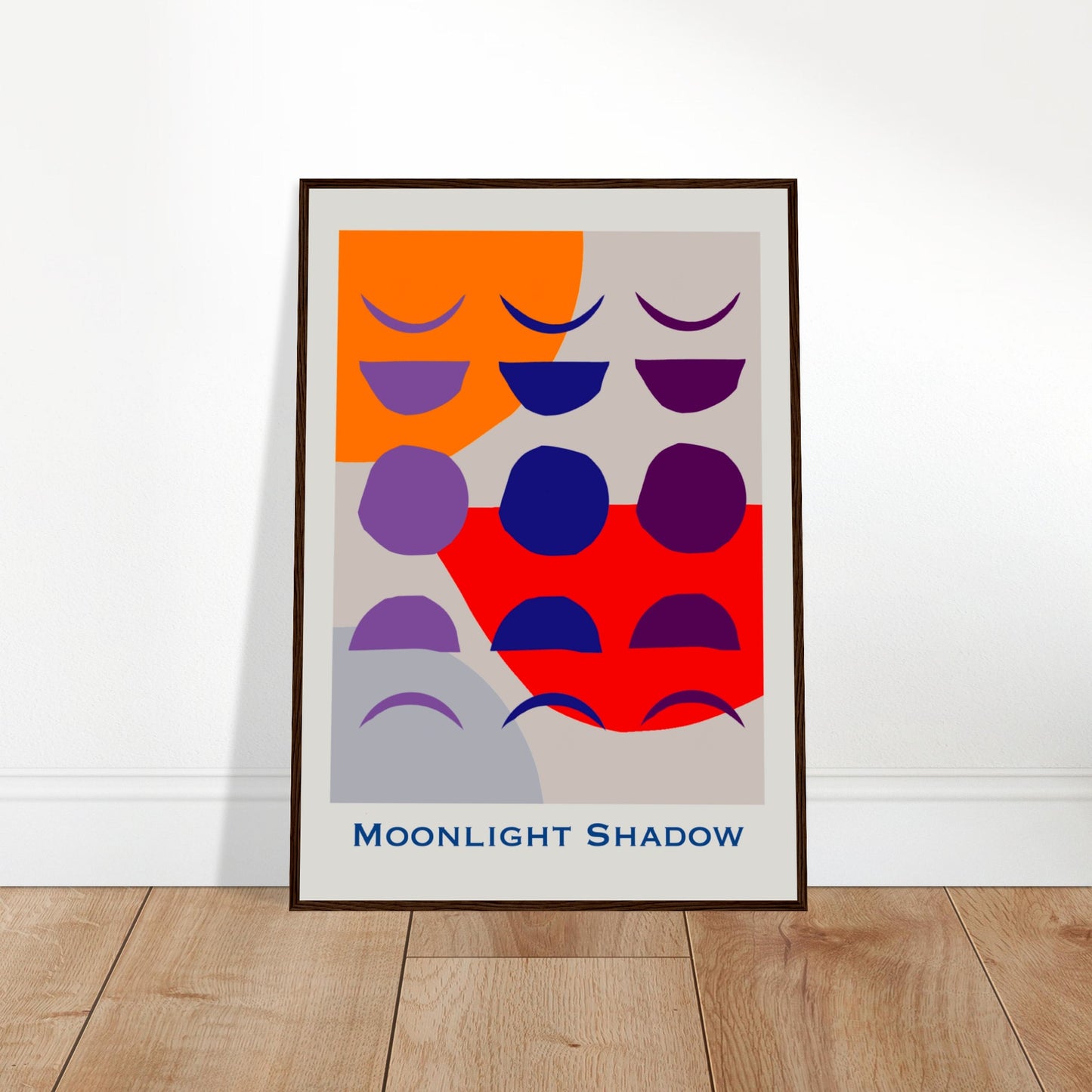 Moonlight Shadow - Abstract Modern - Poster
