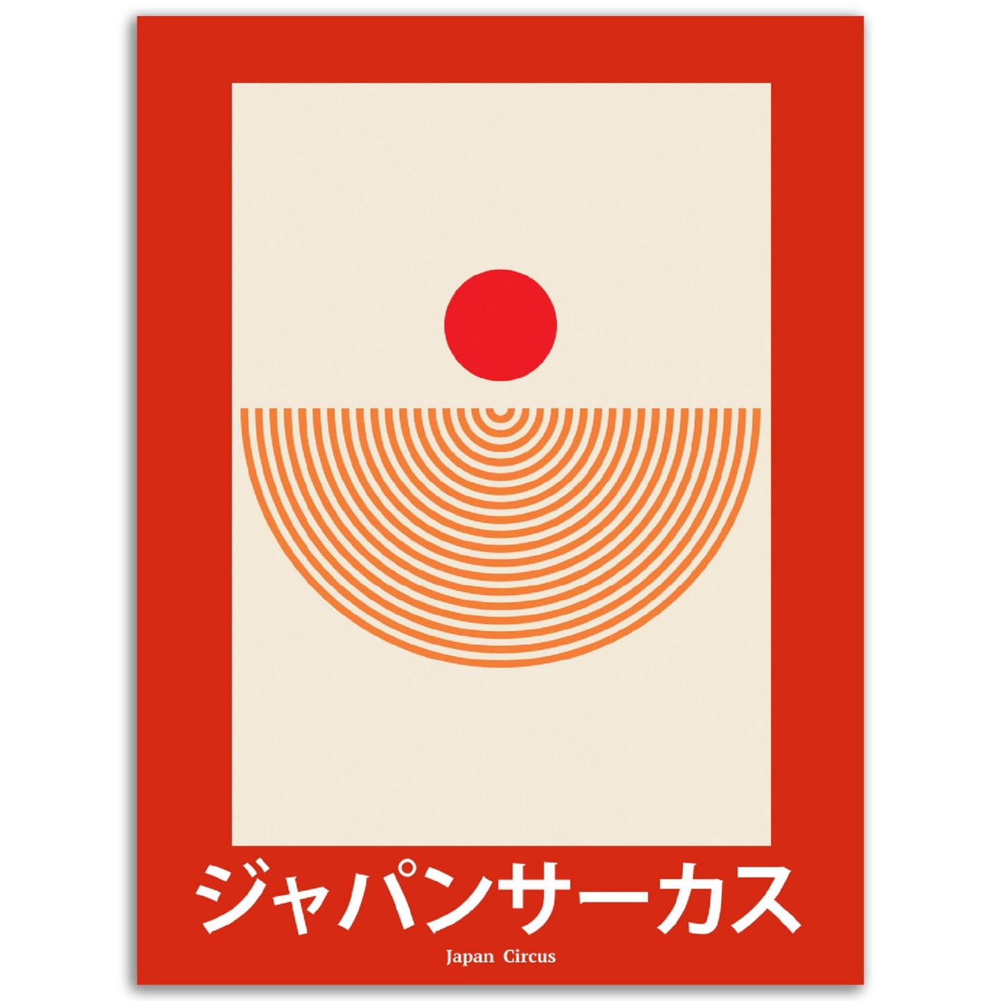 Japan Circus - Abstract Japan Poster