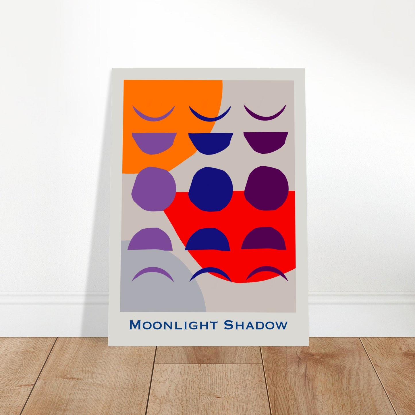 Moonlight Shadow - Abstract Modern -  Poster