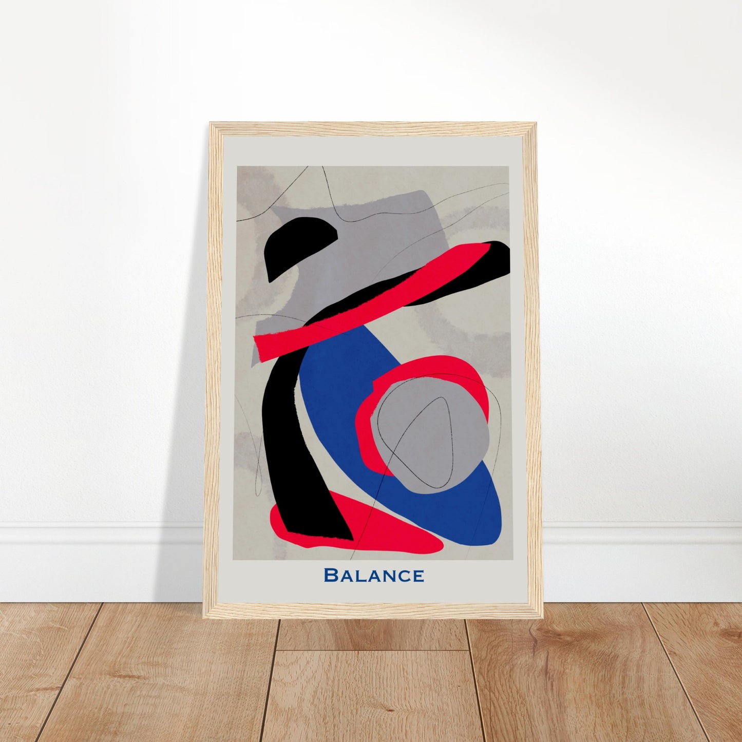 Balance - Abstract Modern Poster