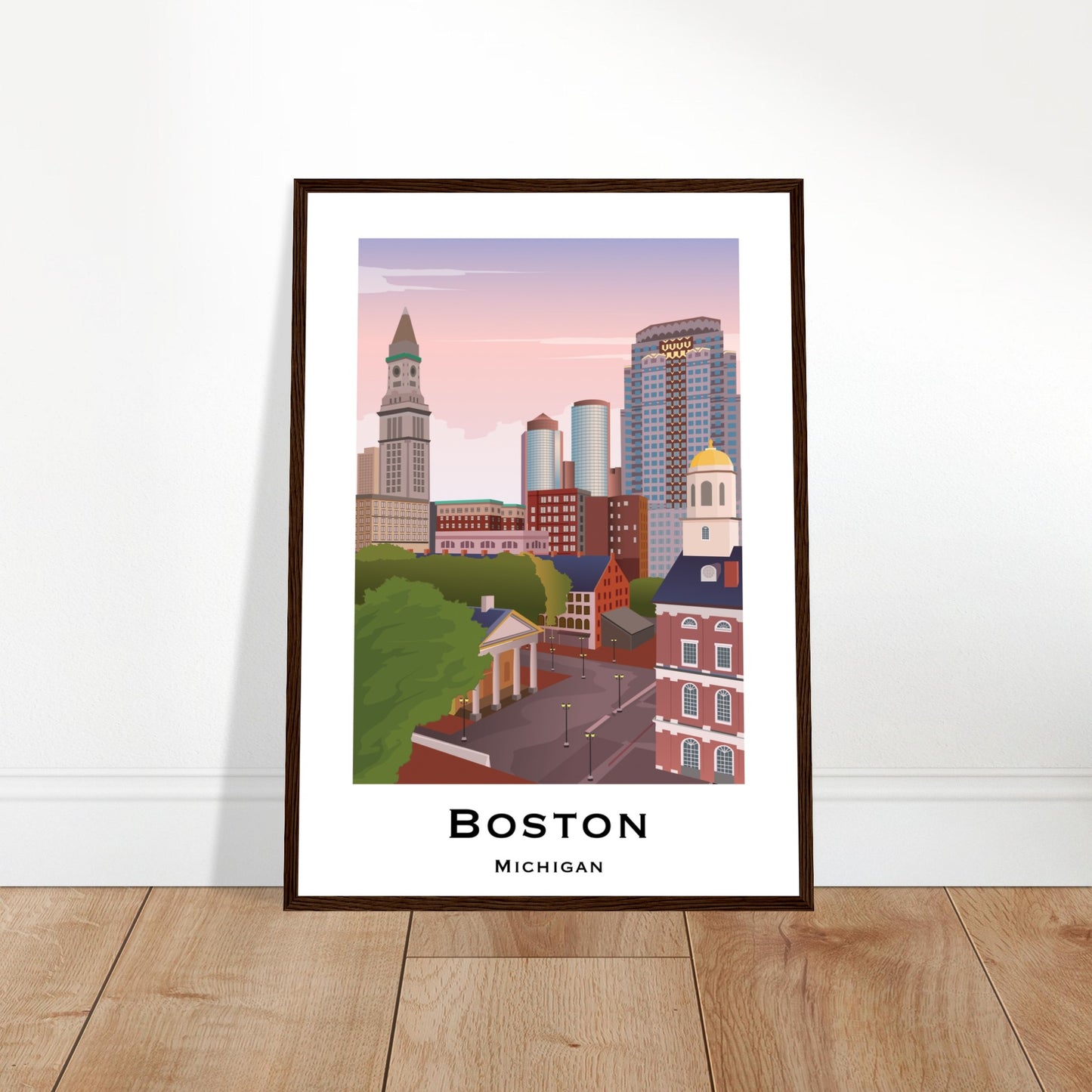 Boston, USA -  Faneuil Hall City Poster