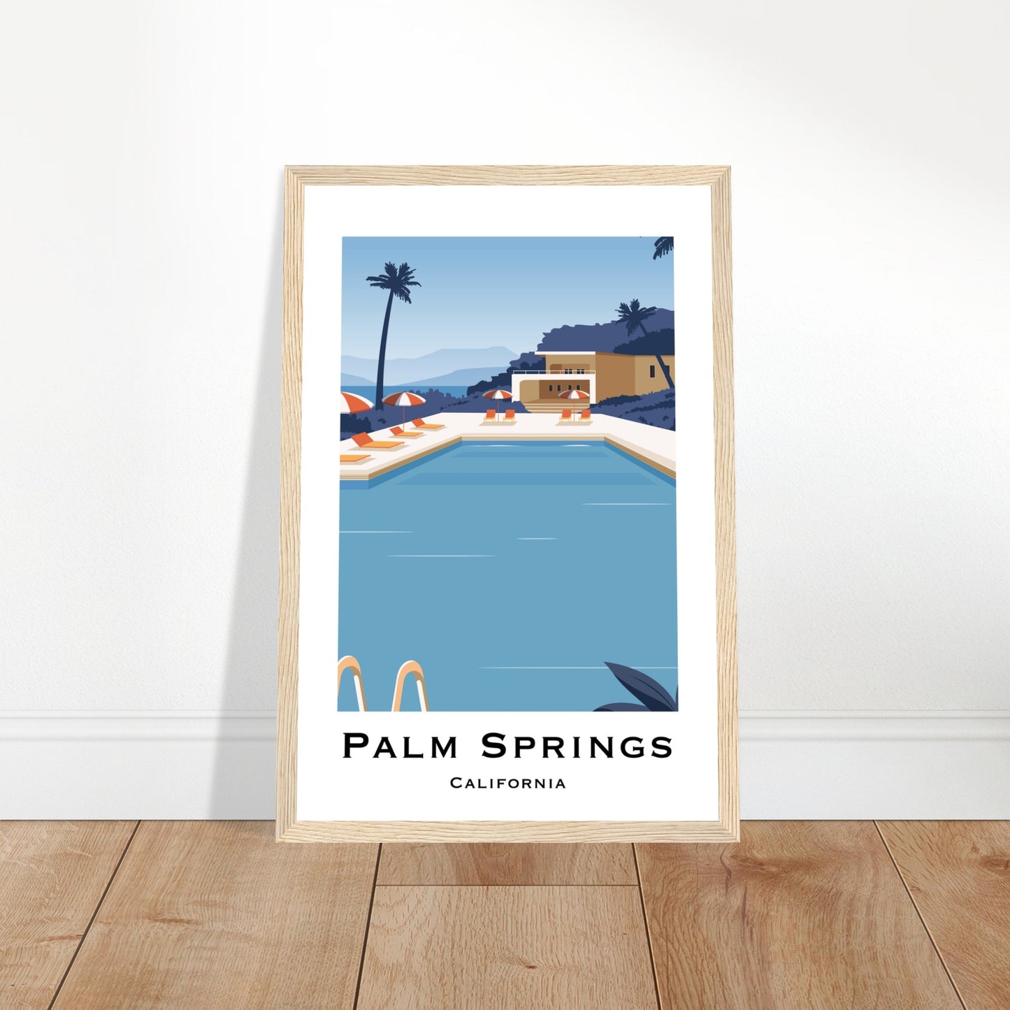 Palm Springs, United States - Pool Views Poster