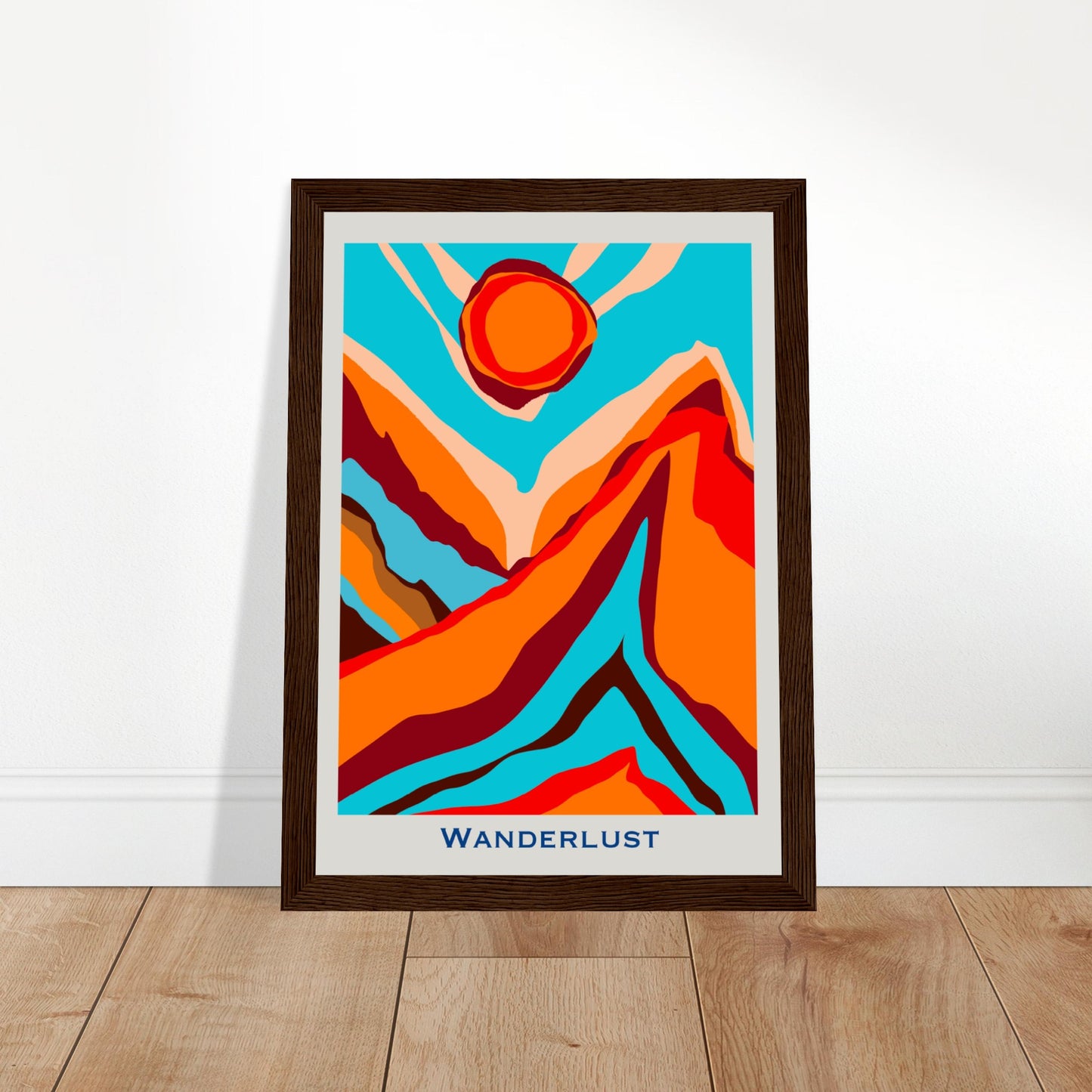 Wanderlust - Abstract Modern Poster