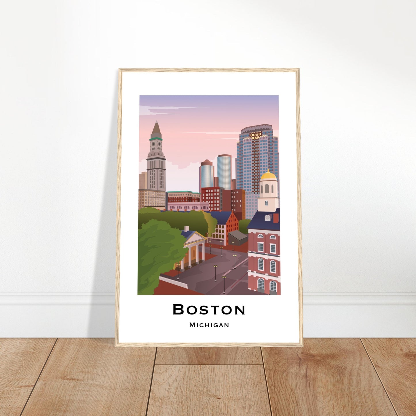 Boston, USA -  Faneuil Hall City Poster