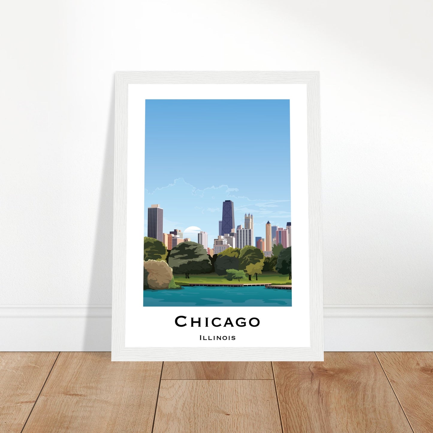 Chicago, USA - Skyline City Poster