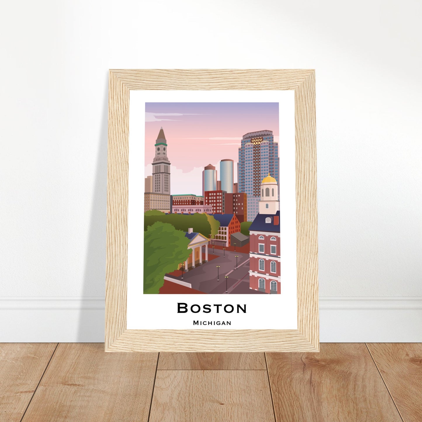 Boston, USA -  Faneuil Hall City Poster