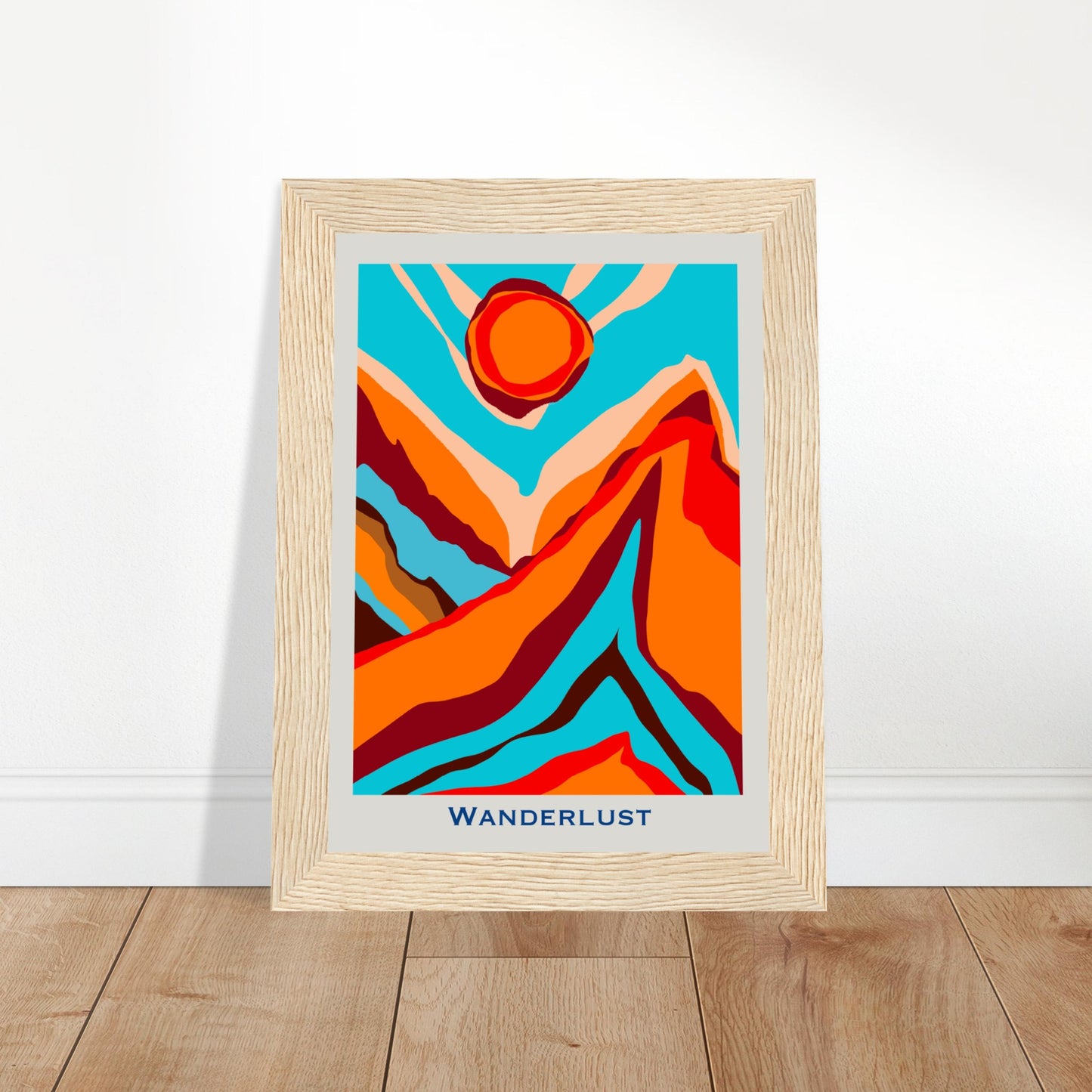 Wanderlust - Abstract Modern Poster