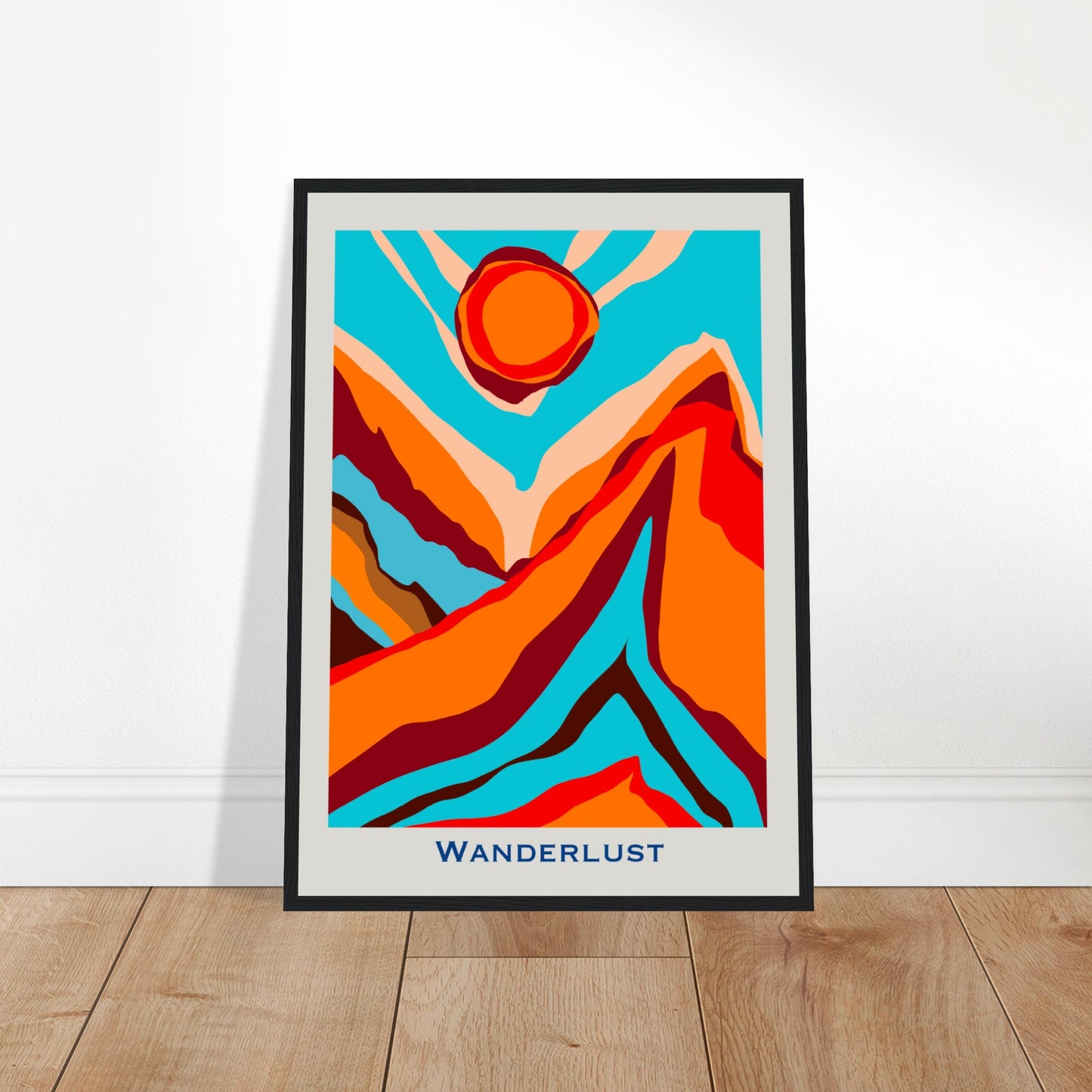 Wanderlust - Abstract Modern Poster