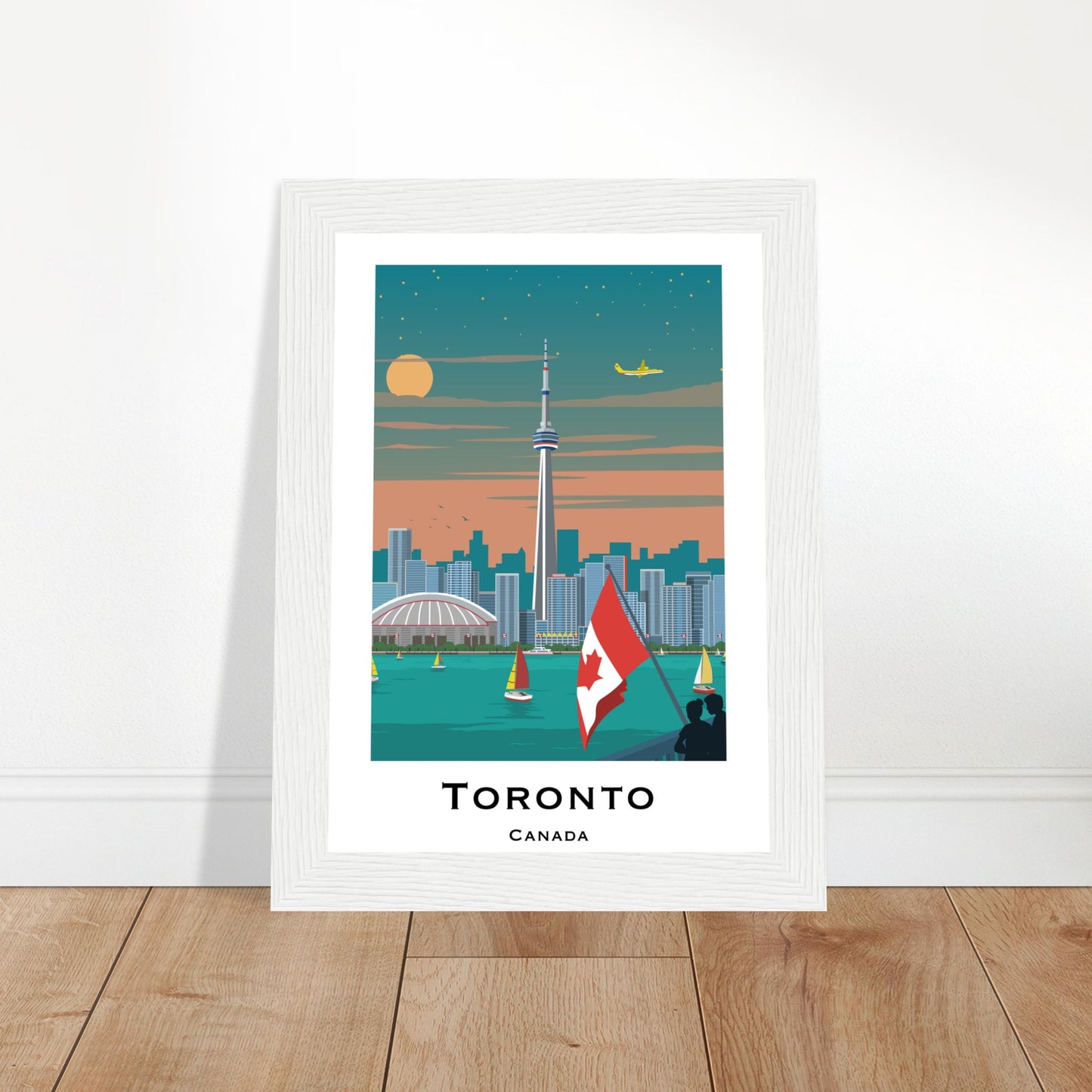Toronto, Canada - CN Tower Skyline Poster