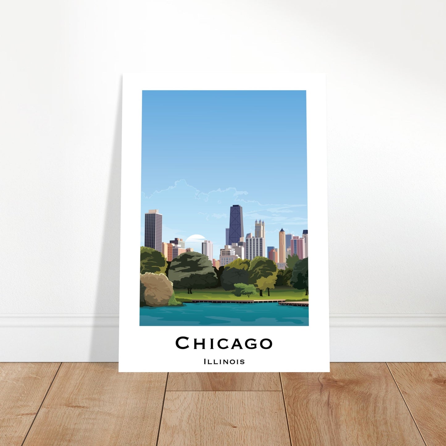 Chicago, USA - Skyline City Poster