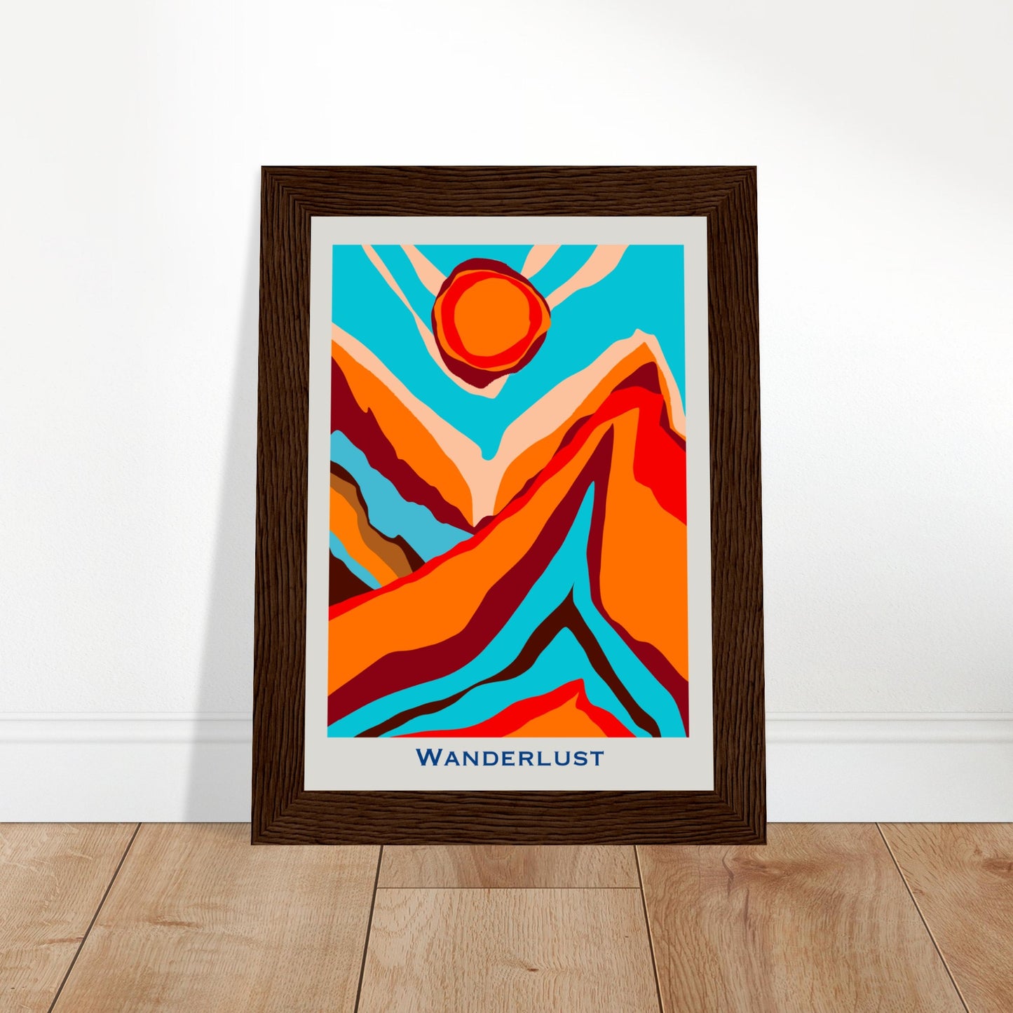 Wanderlust - Abstract Modern Poster