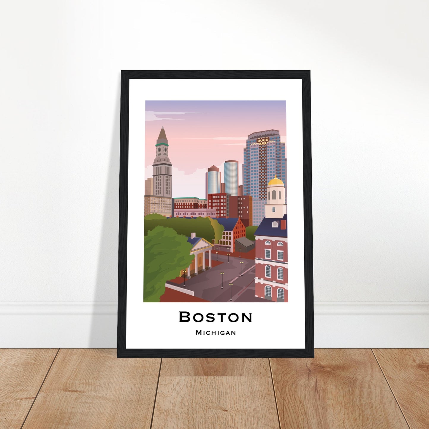 Boston, USA -  Faneuil Hall City Poster