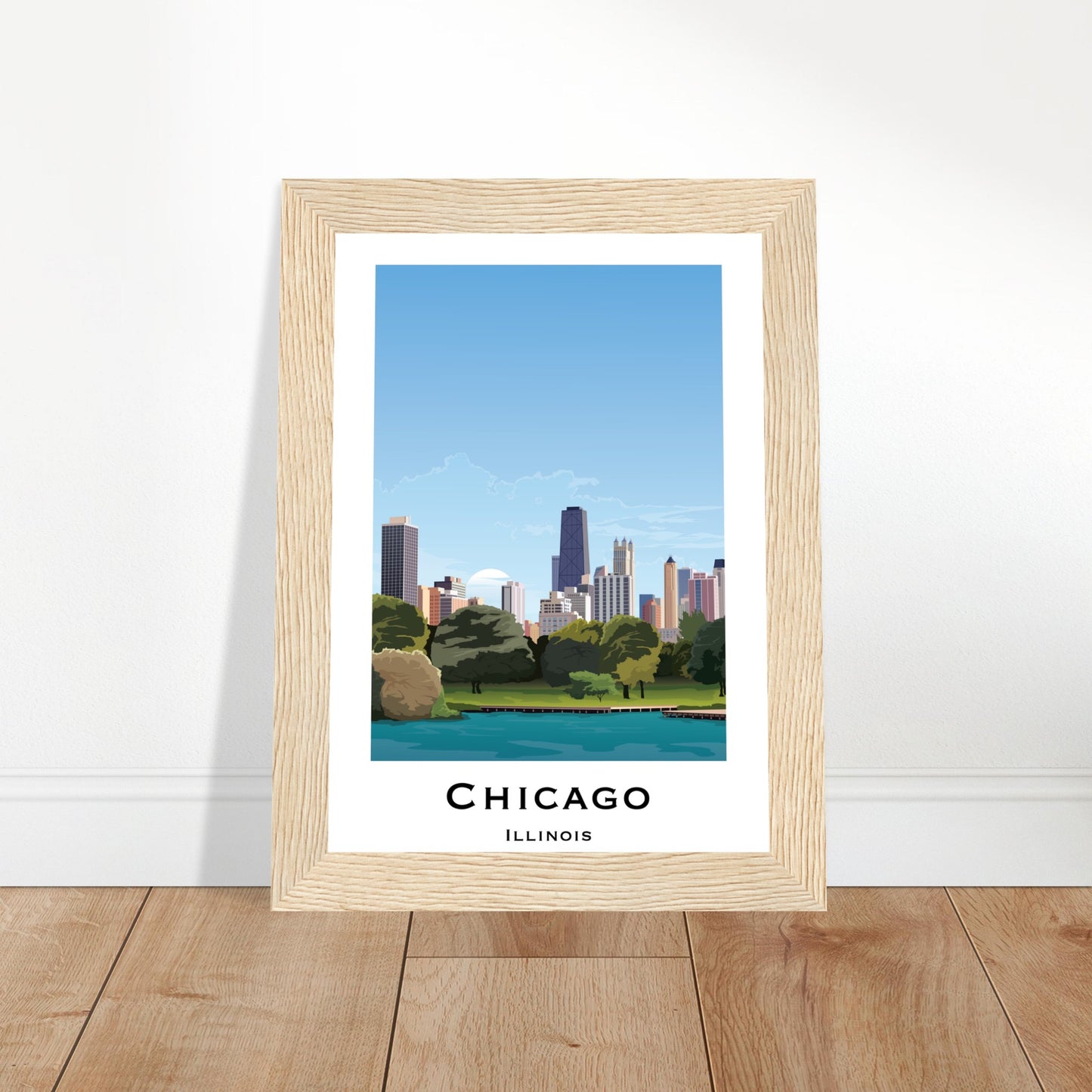 Chicago, USA - Skyline City Poster