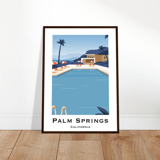 Palm Springs, United States - Pool Views Poster