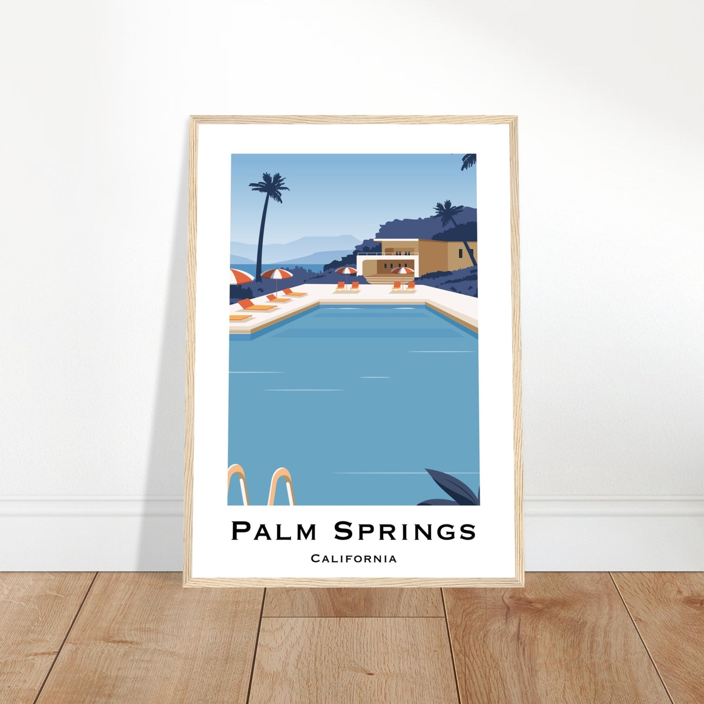 Palm Springs, United States - Pool Views Poster