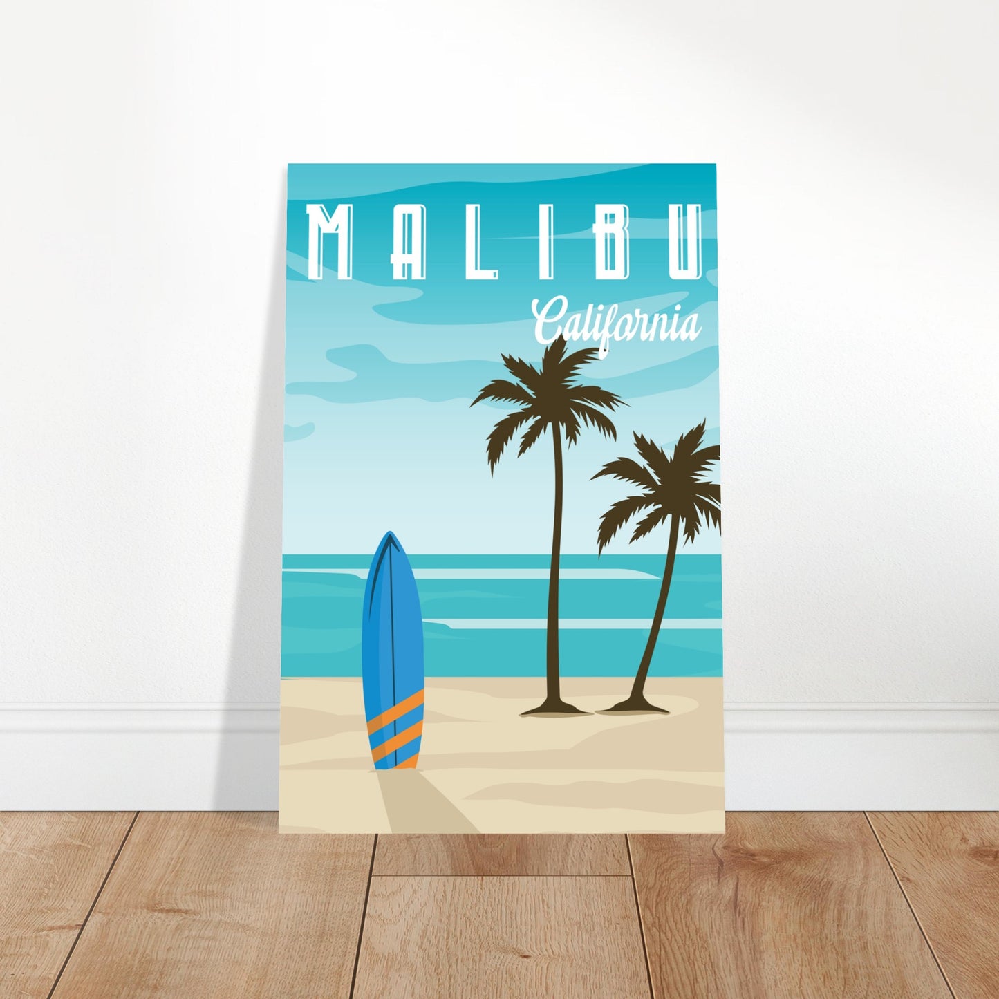 Malibu, United States - Surfrider Beach City Poster