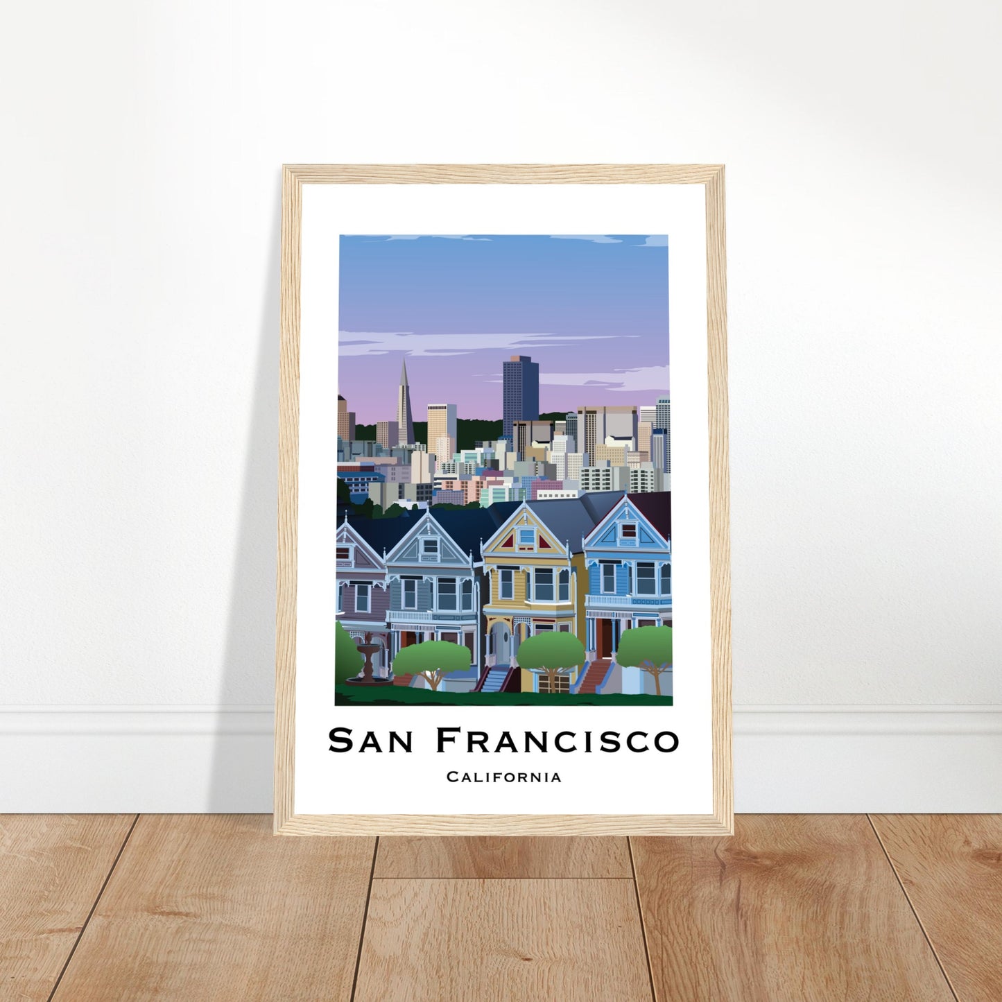 San Francisco, United States - Skyline City Poster