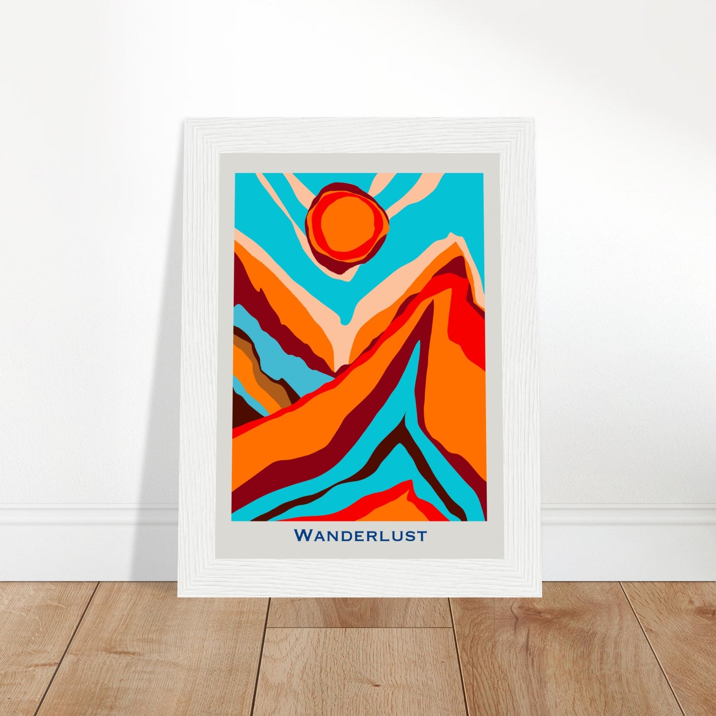 Wanderlust - Abstract Modern Poster