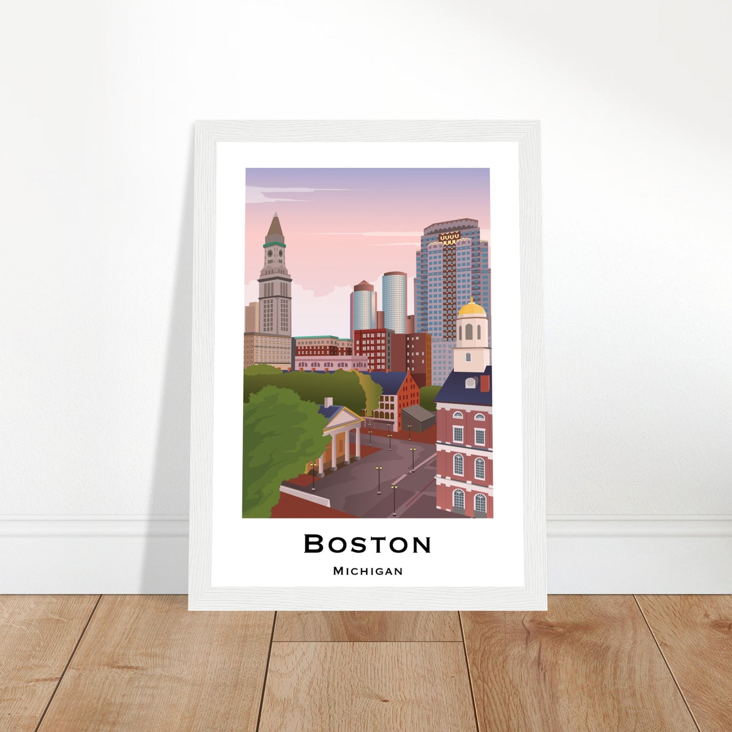 Boston, USA -  Faneuil Hall City Poster