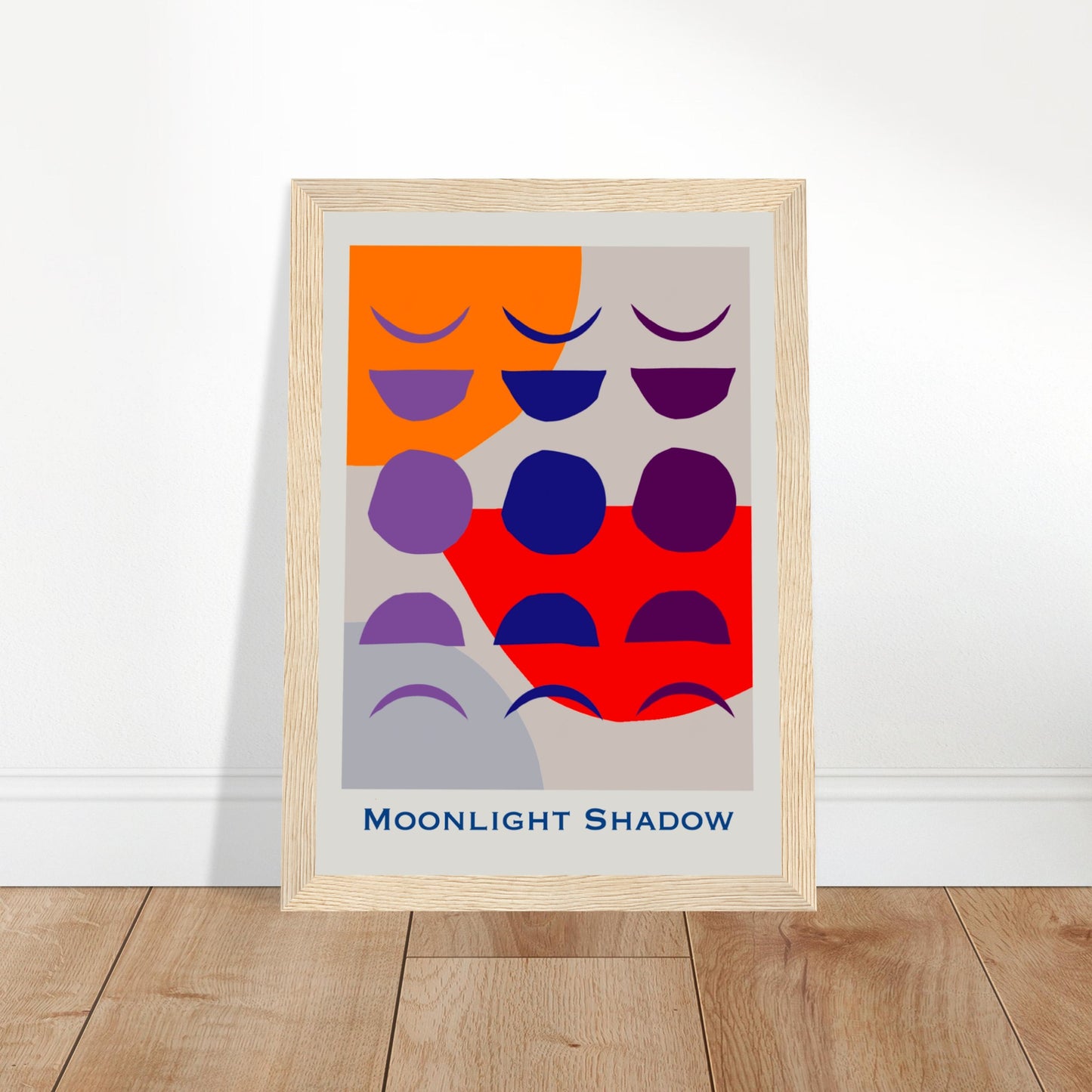 Moonlight Shadow - Abstract Modern -  Poster