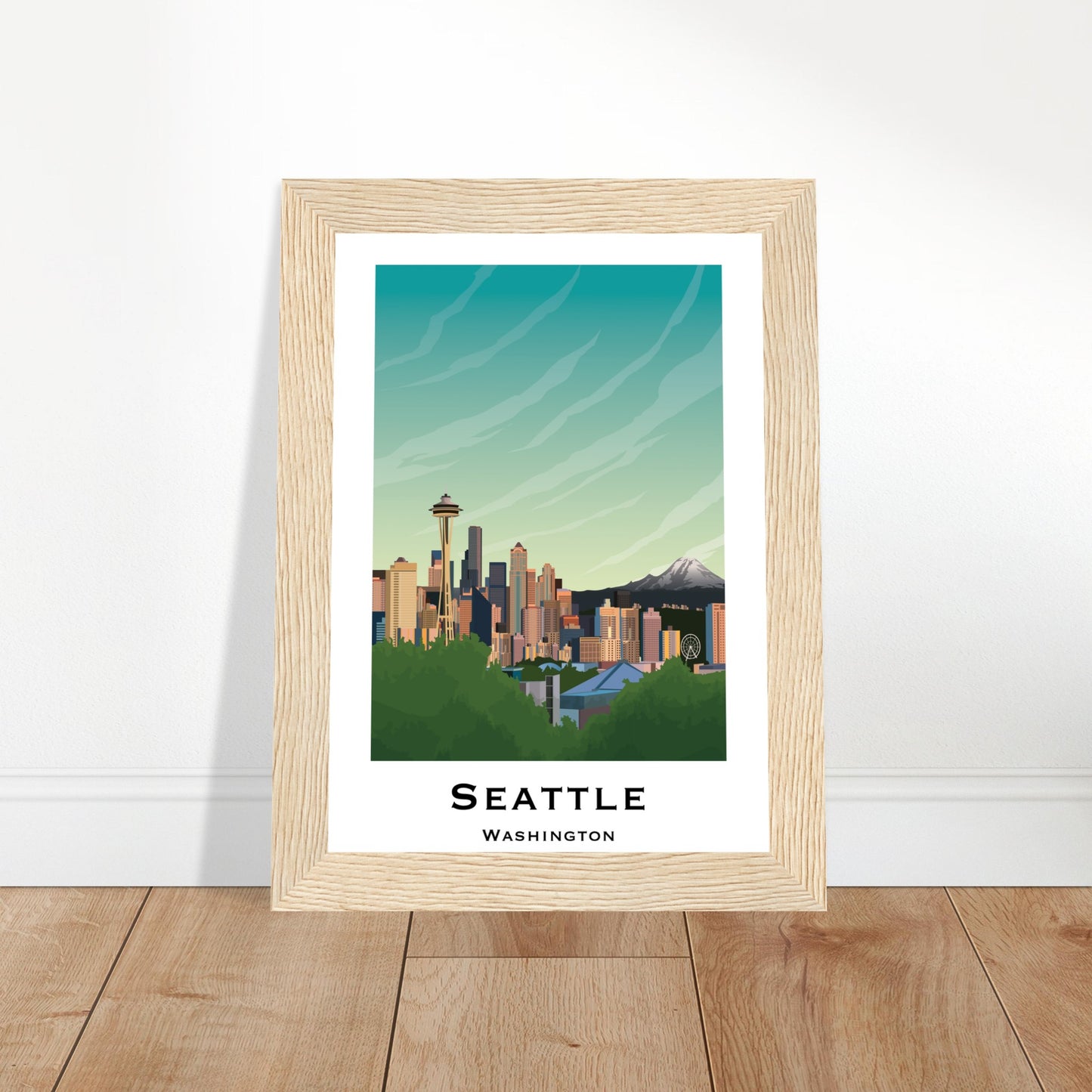 Seattle, United States - Space Needle Skyline Poster
