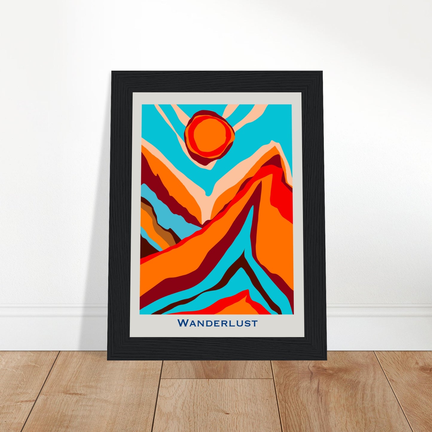 Wanderlust - Abstract Modern Poster