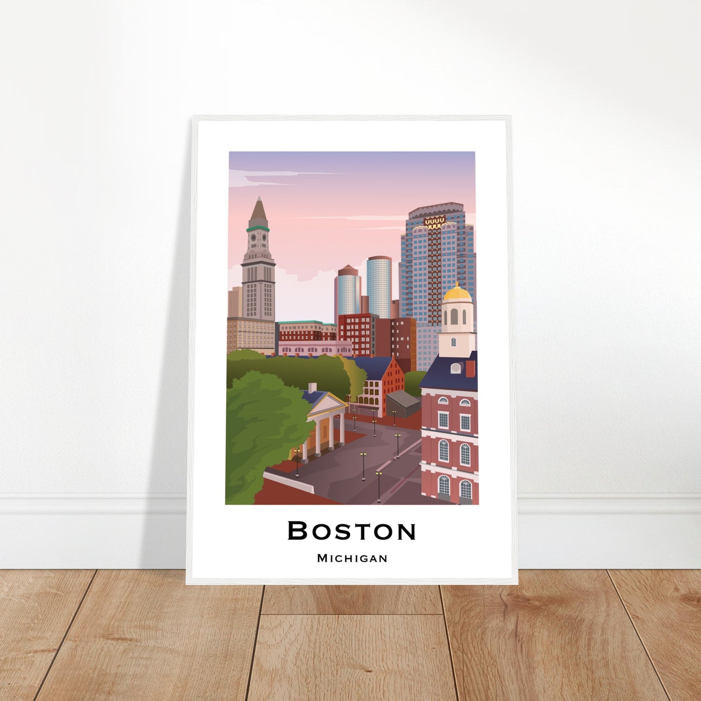 Boston, USA -  Faneuil Hall City Poster