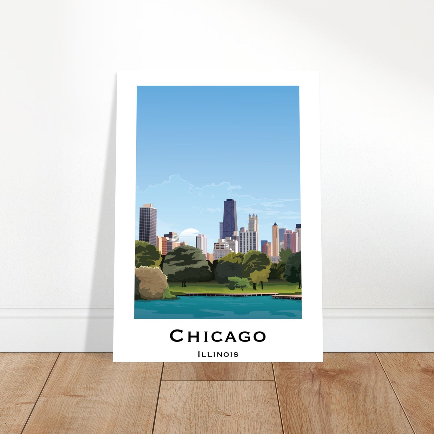 Chicago, USA - Skyline City Poster