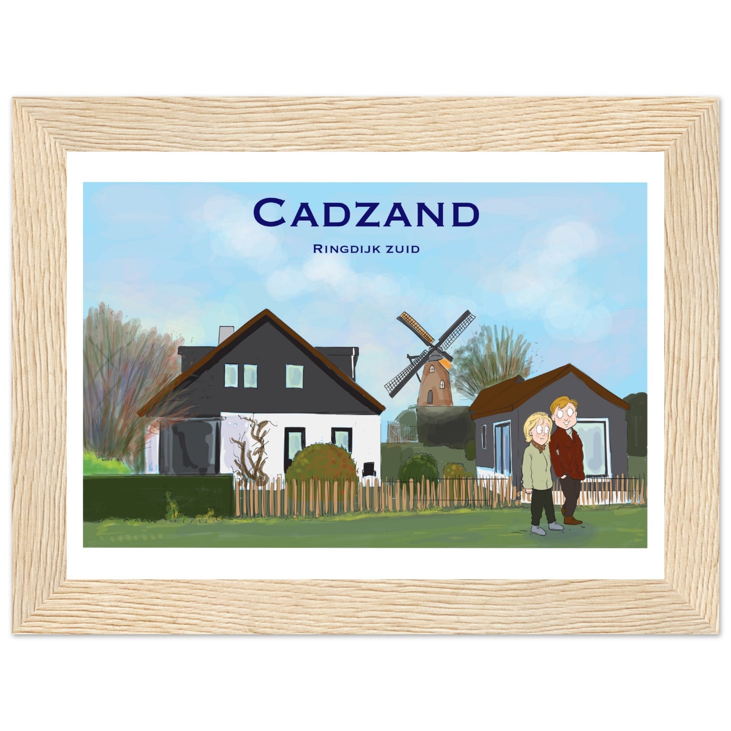 Cadzand Customized Poster ( Framed)