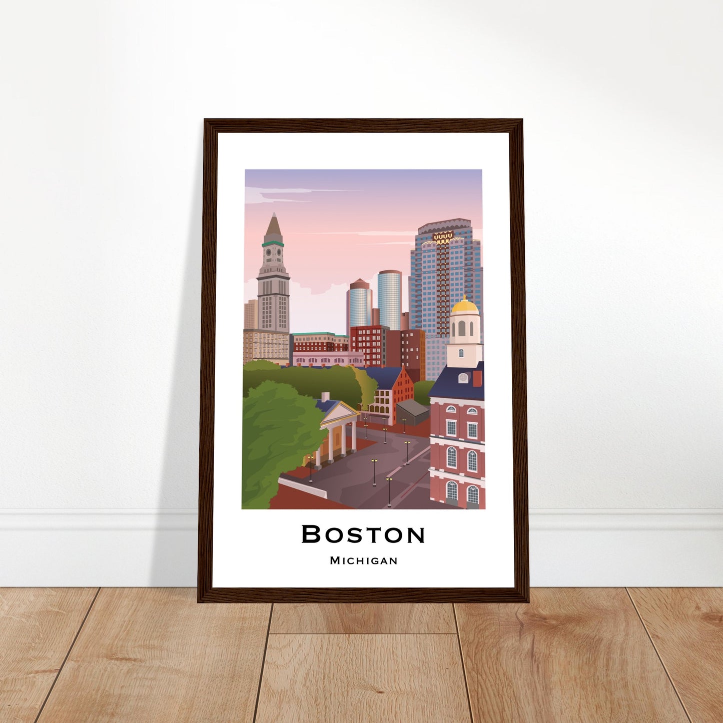 Boston, USA -  Faneuil Hall City Poster