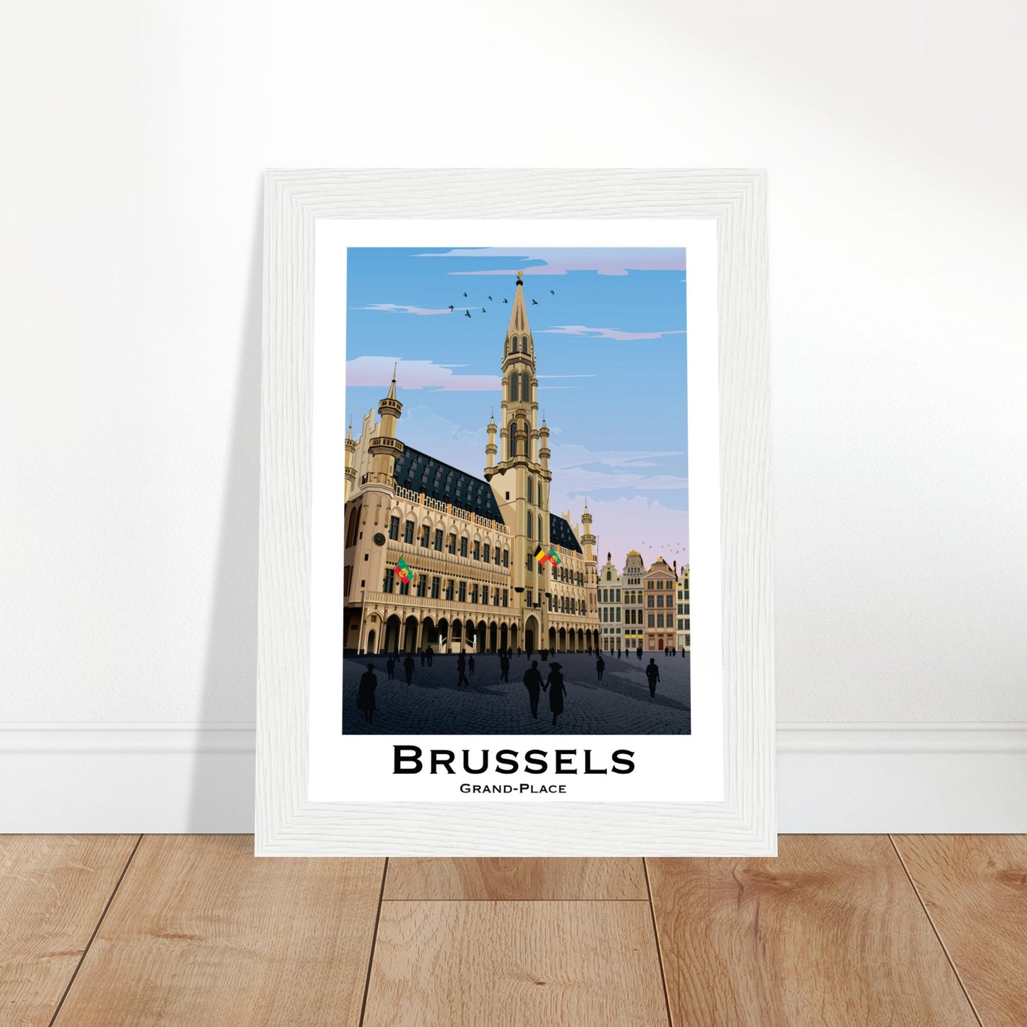 Brussels, Belgium - Grand Place City Poster