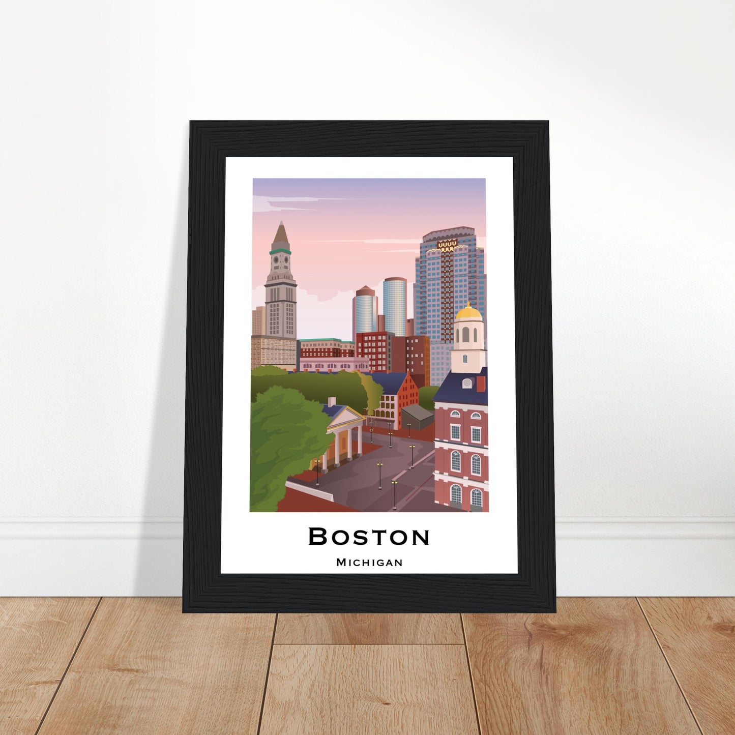 Boston, USA -  Faneuil Hall City Poster