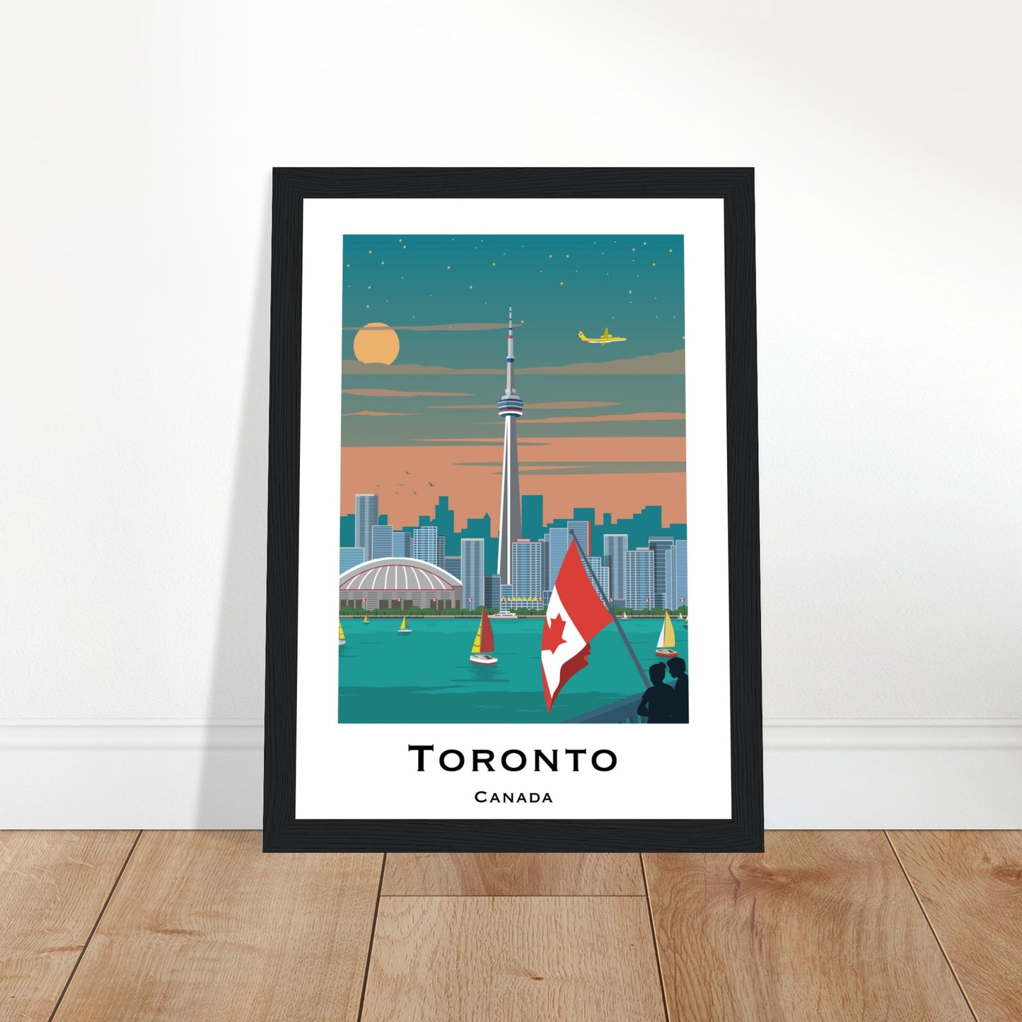 Toronto, Canada - CN Tower Skyline Poster