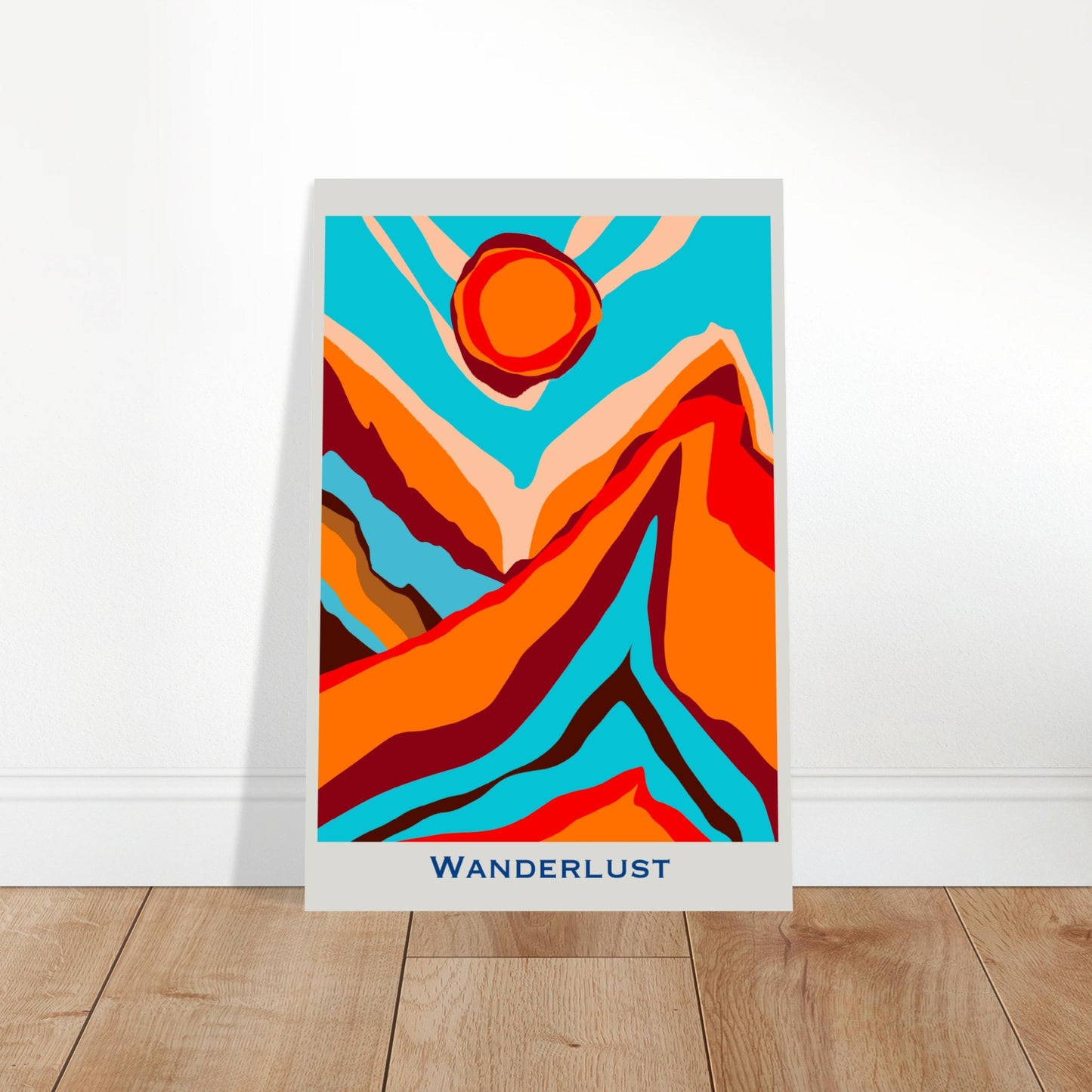 Wanderlust - Abstract Modern Poster