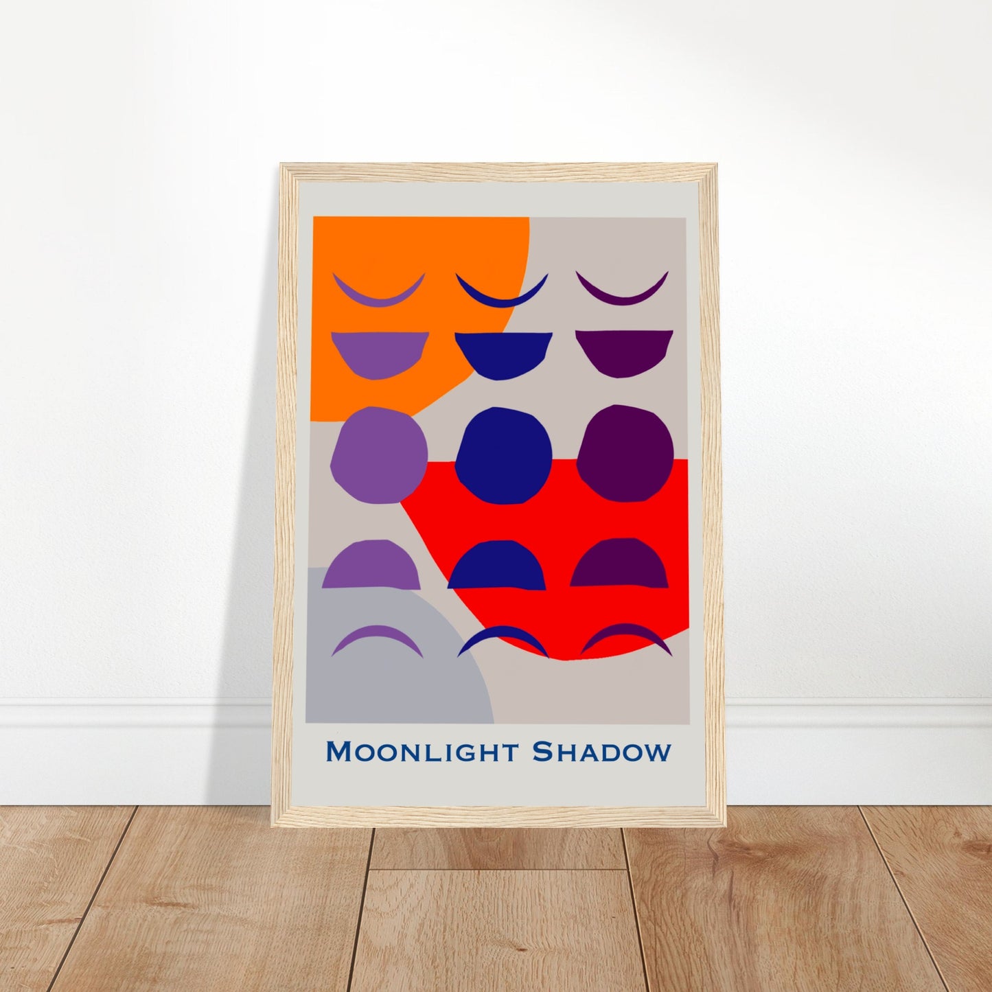 Moonlight Shadow - Abstract Modern -  Poster