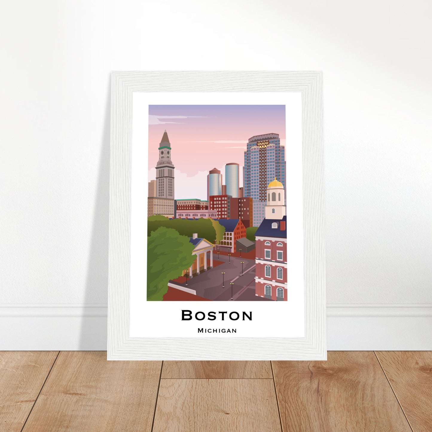 Boston, USA -  Faneuil Hall City Poster