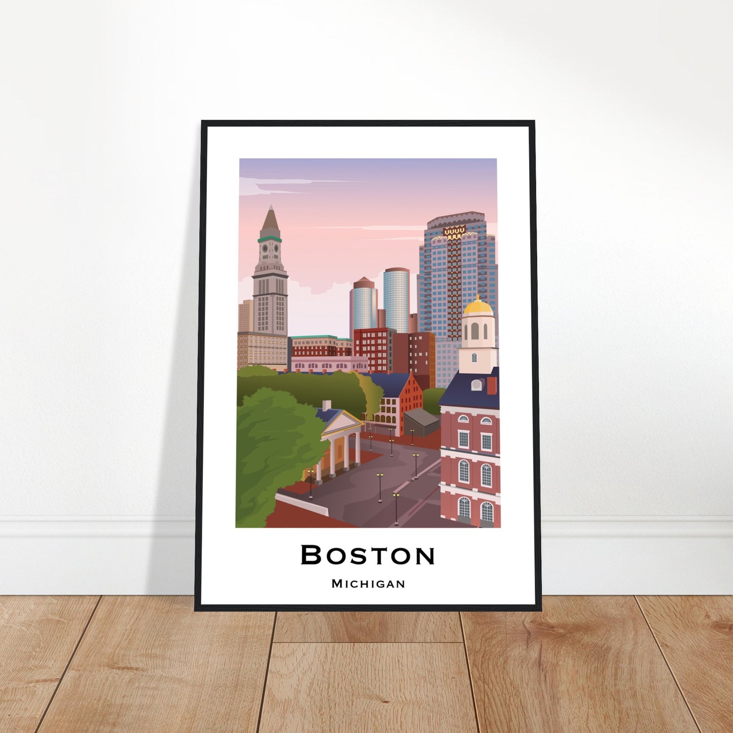 Boston, USA -  Faneuil Hall City Poster