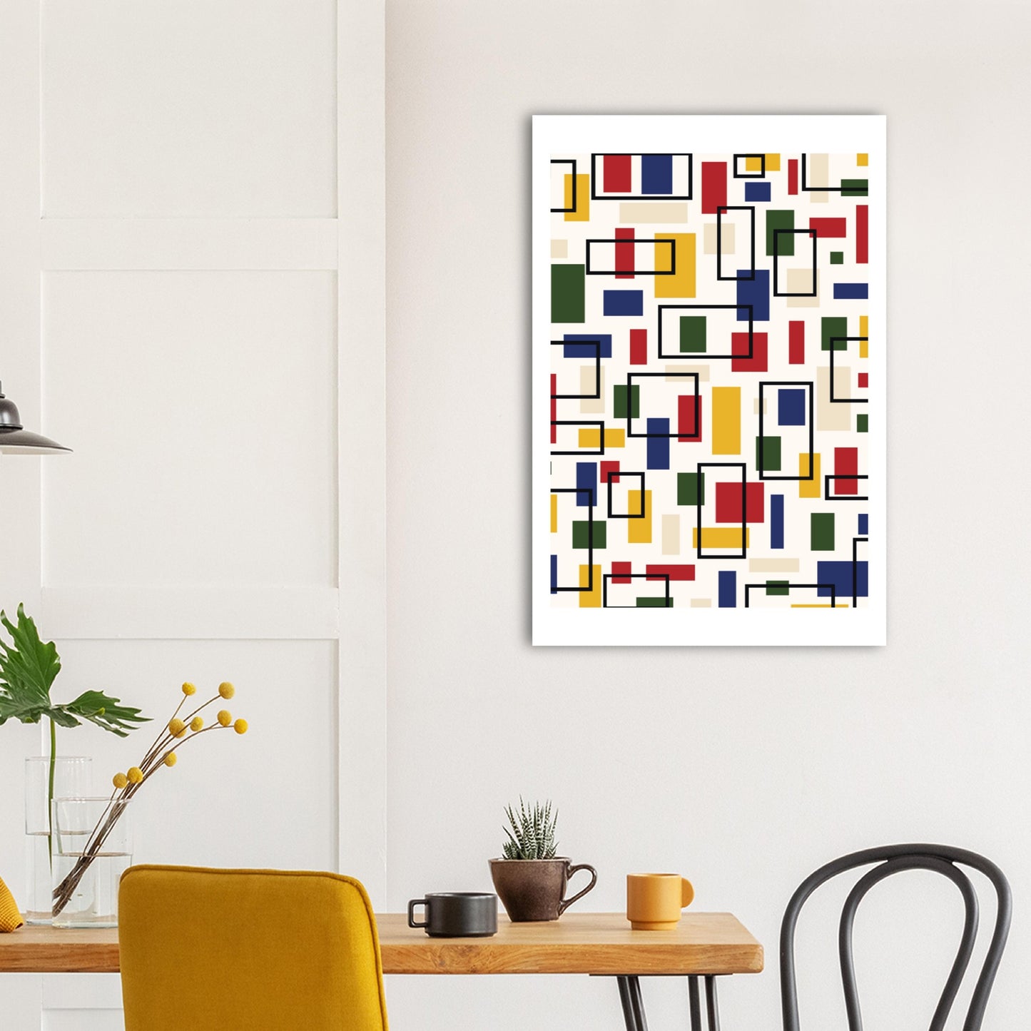 Abstraction in Primary Colors -- Abstract Modern Poster