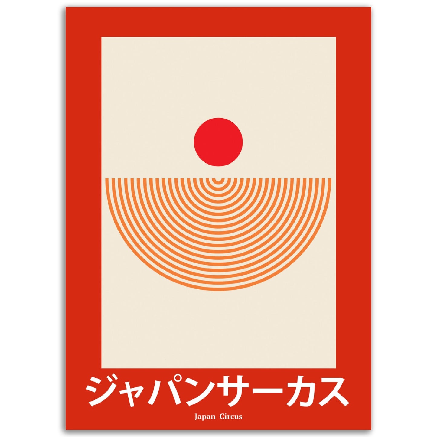 Japan Circus - Abstract Japan Poster
