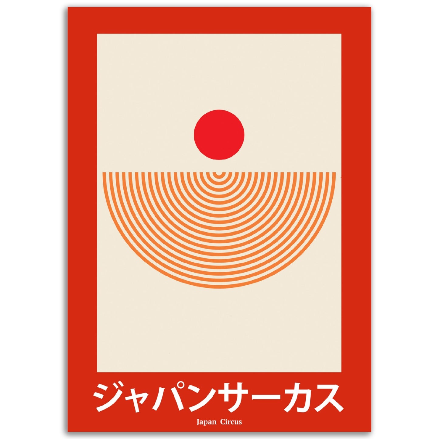 Japan Circus - Abstract Japan Poster