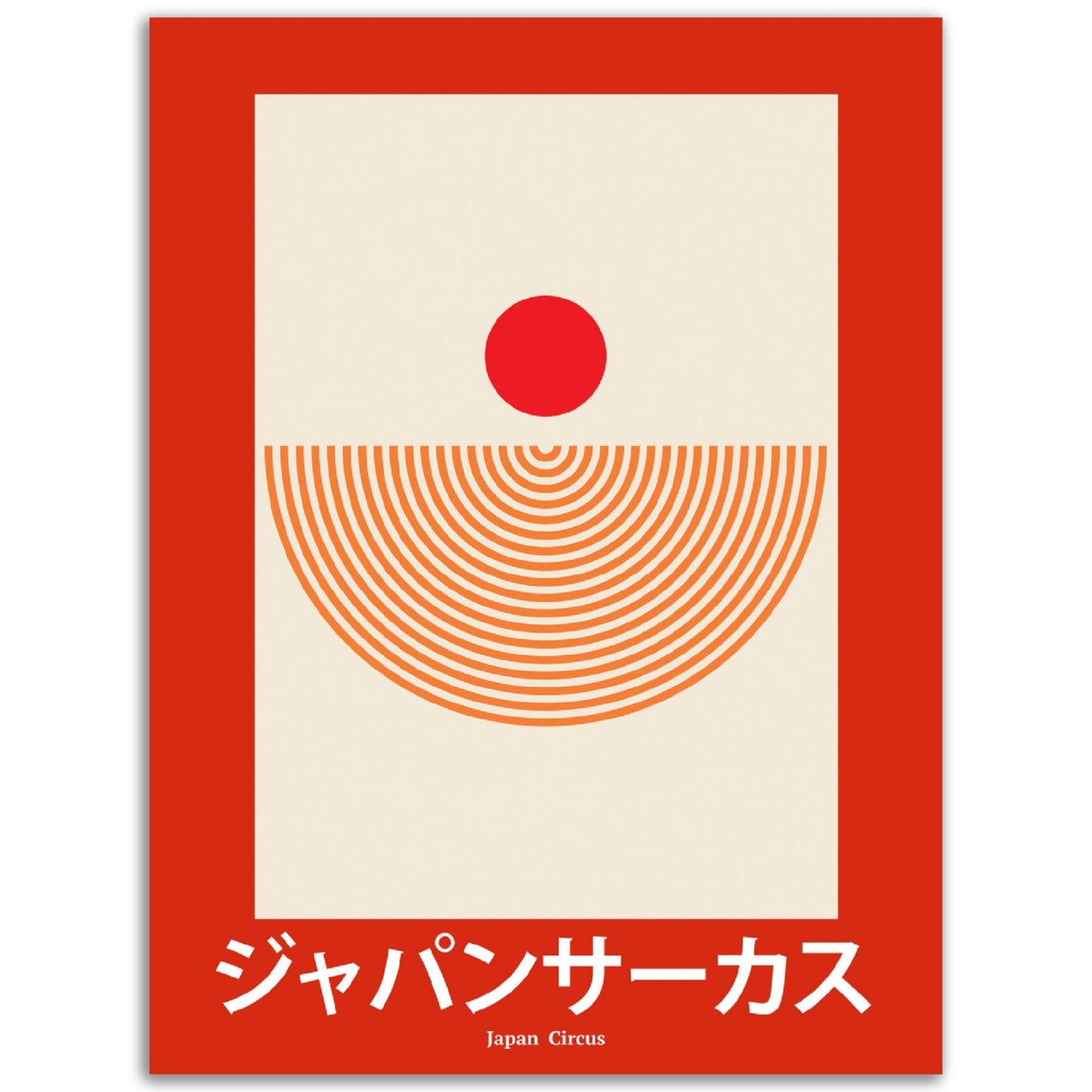 Japan Circus - Abstract Japan Poster
