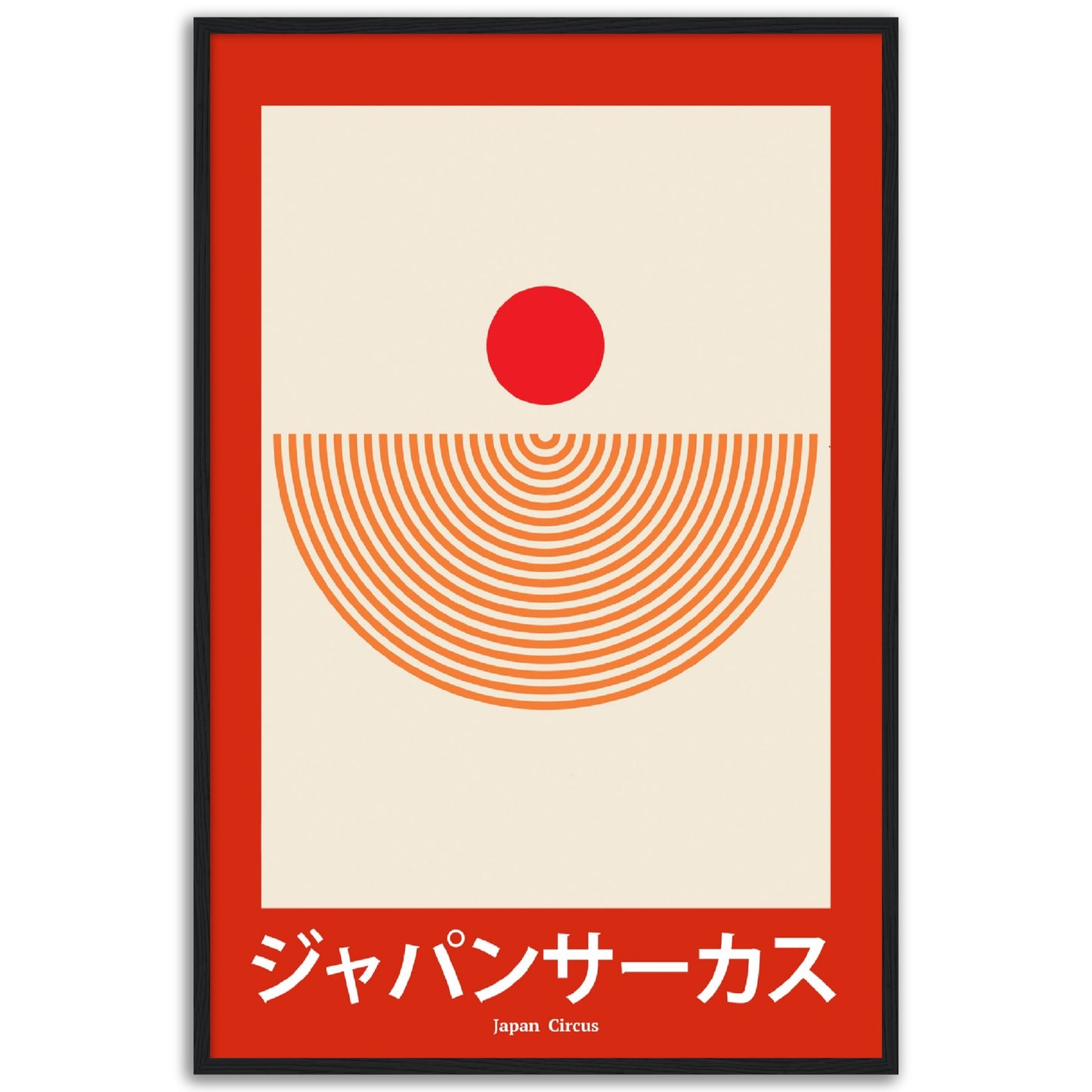 Japan Circus - Framed Abstract Japan Poster