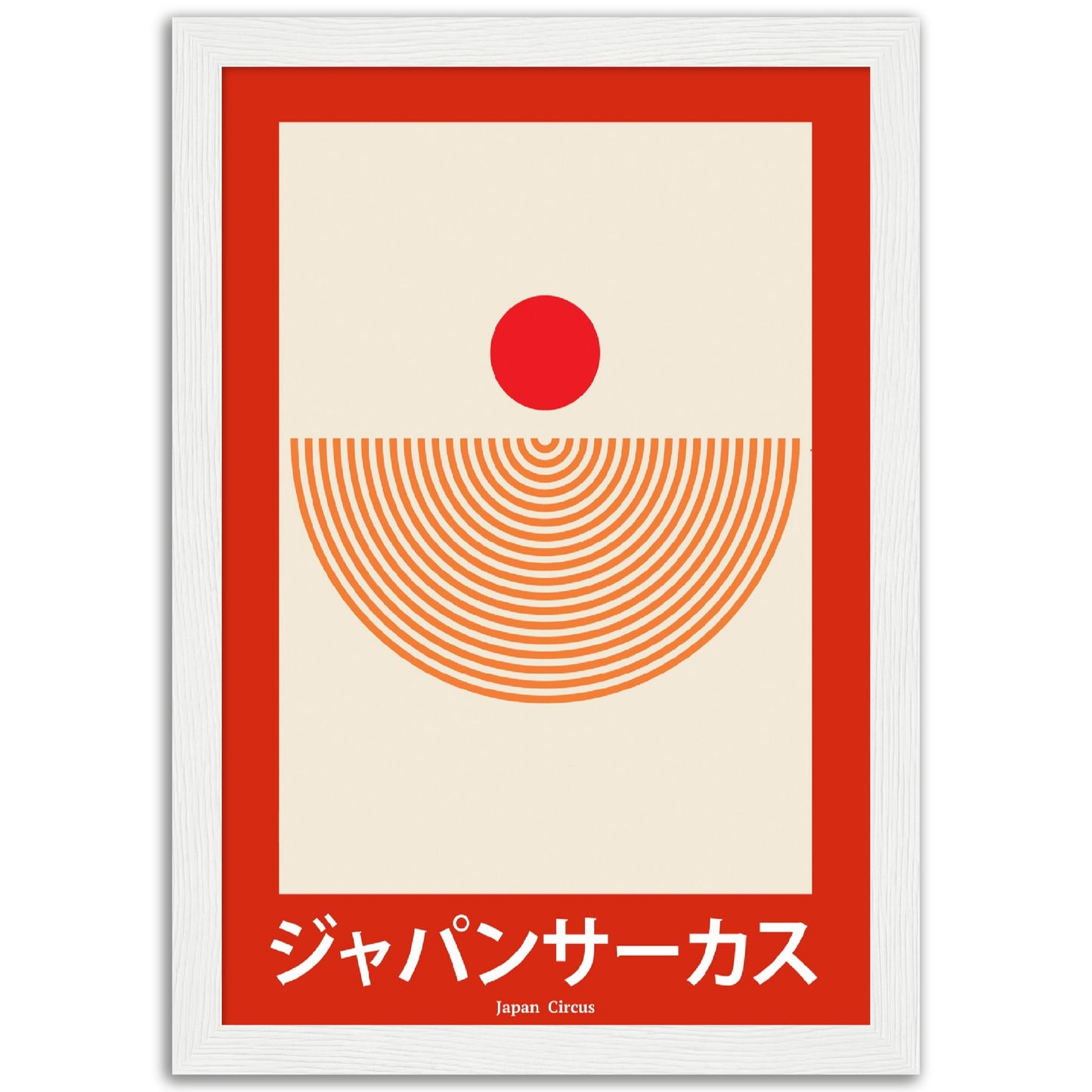 Japan Circus - Framed Abstract Japan Poster