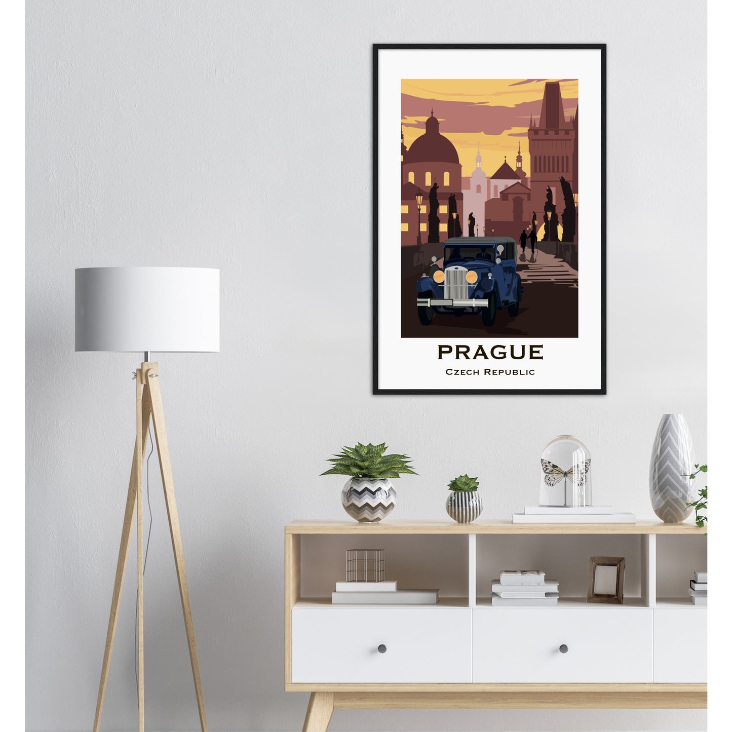 Prague - Charle's Bridge Framed Poster