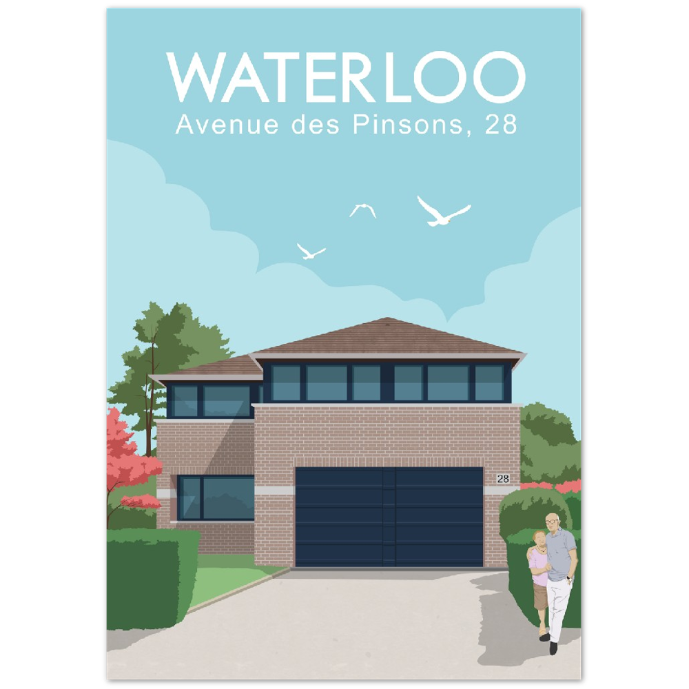 Waterloo  Pinsons residence- Customized Poster (No Frame)