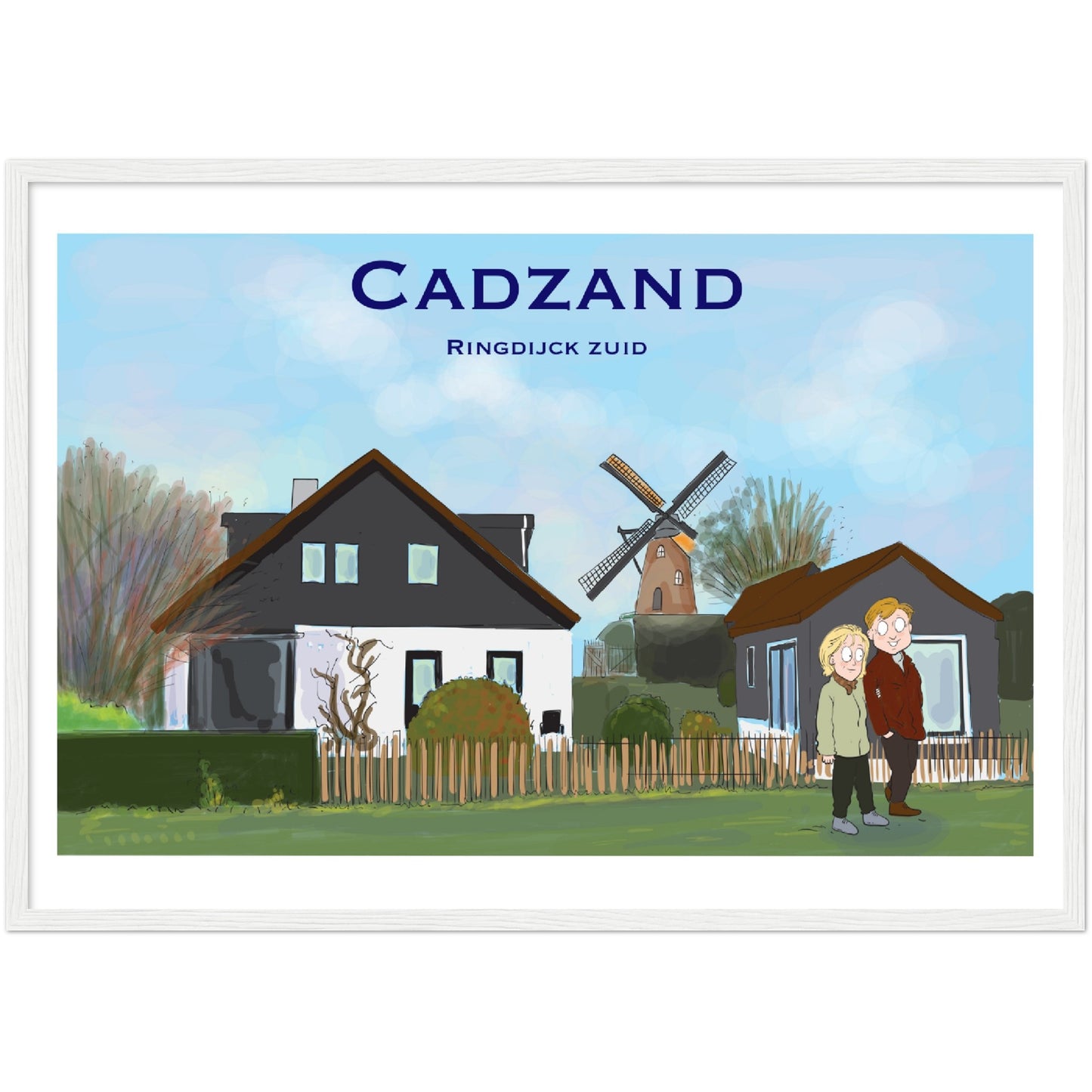 Cadzand Customized Poster ( Framed)