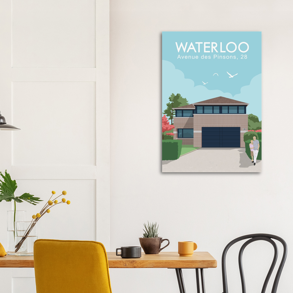 Waterloo  Pinsons residence- Customized Poster (No Frame)